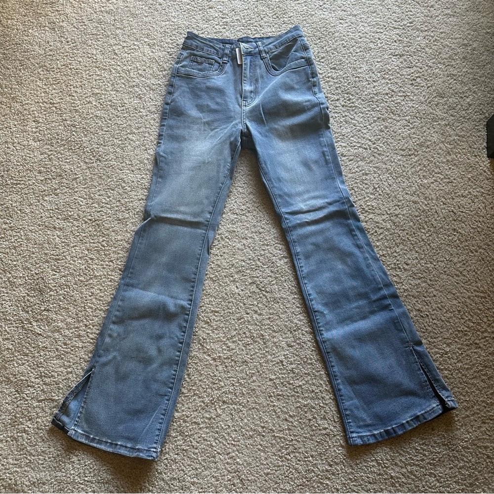 Classic Blue Flare Jeans for Women